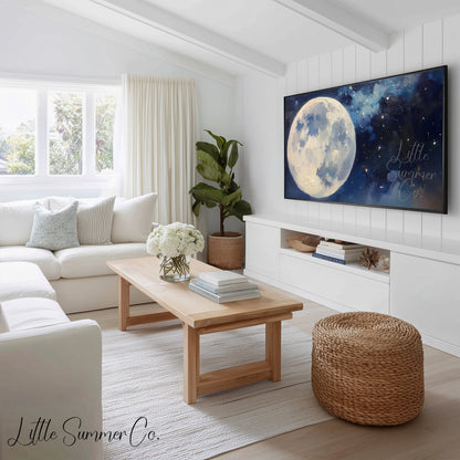Celestial Sky Frame TV Art Bundle displayed on a TV