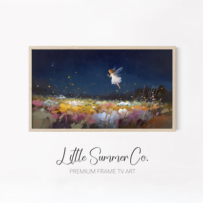 Fairy Garden Nights Frame TV Art Bundle displayed on a TV