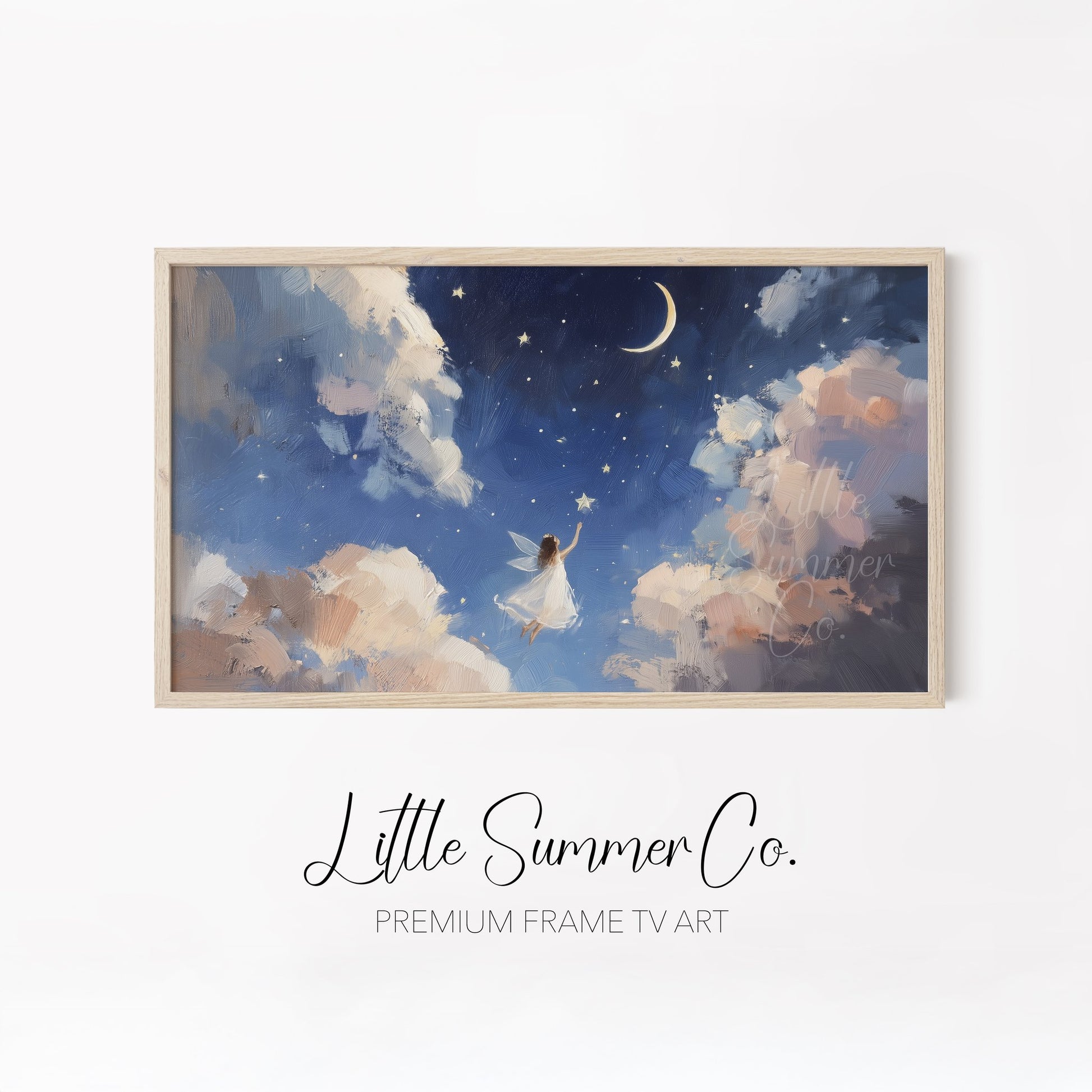 Fairy Garden Nights Frame TV Art Bundle displayed on a TV