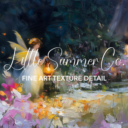 Fairy Garden Nights Frame TV Art Bundle displayed on a TV