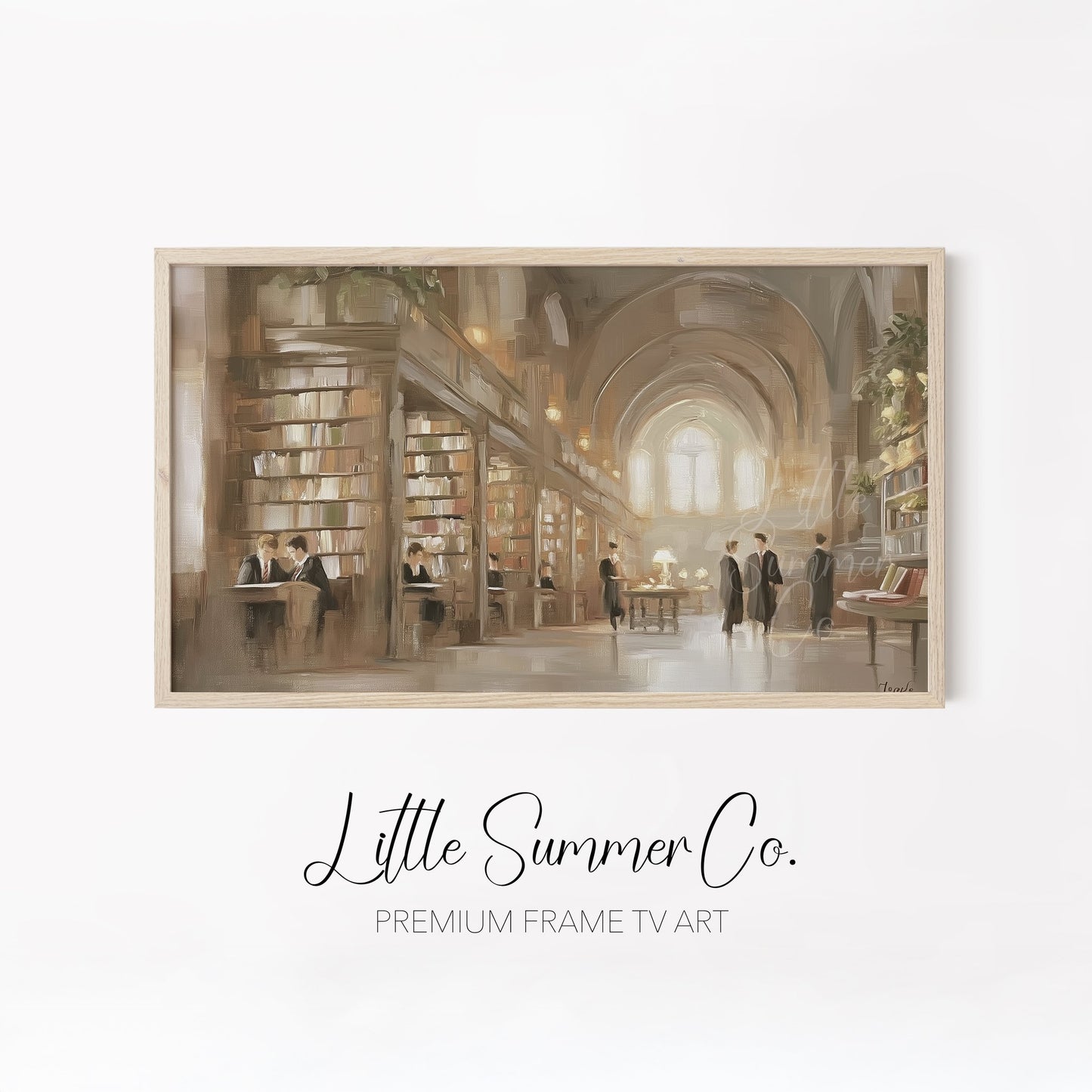 Enchanted Castle Scenes Frame TV Art Bundle displayed on a TV