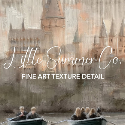 Enchanted Castle Scenes Frame TV Art Bundle displayed on a TV