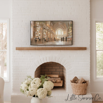 Enchanted Castle Scenes Frame TV Art Bundle displayed on a TV