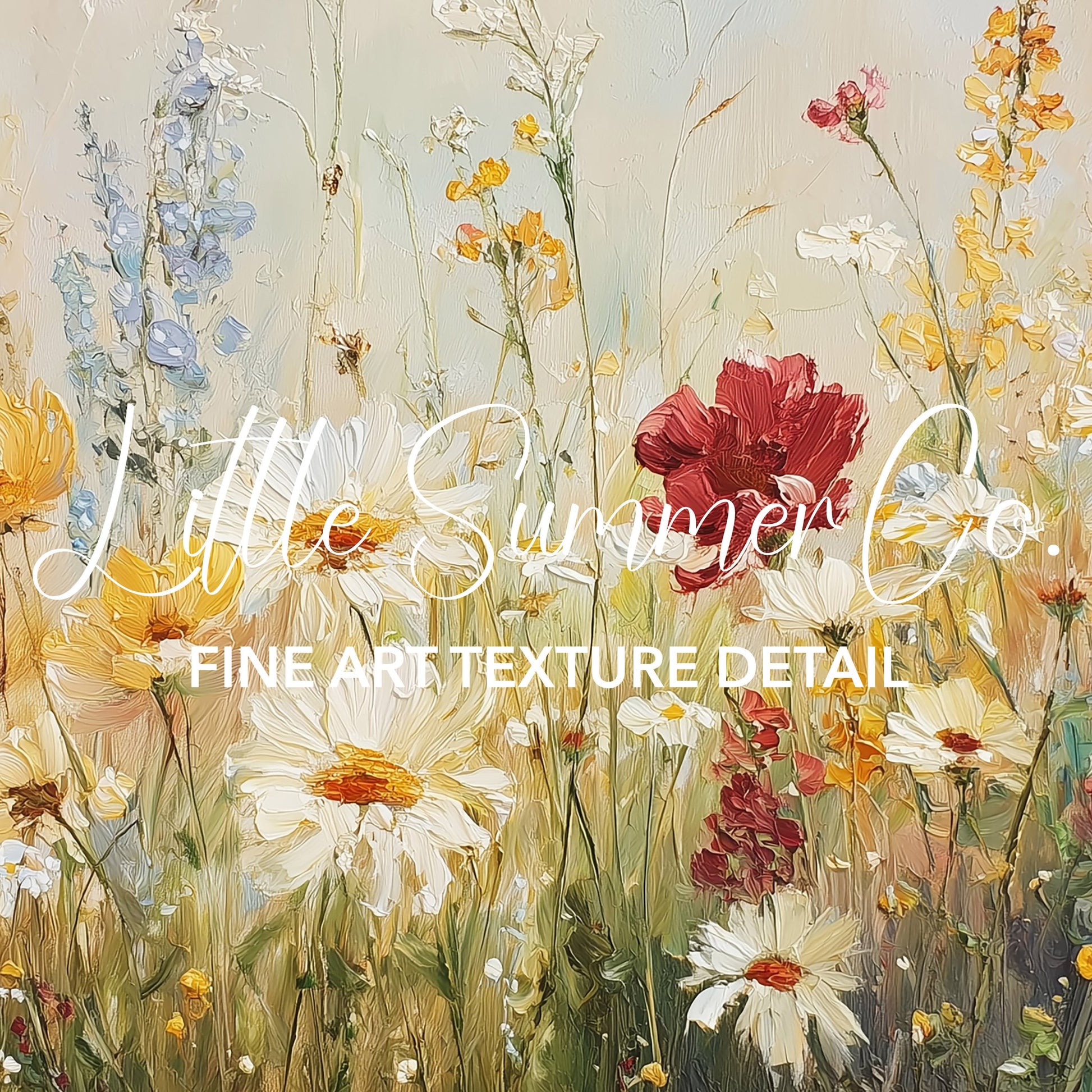 Pastel Spring Flowers Frame TV Art Bundle displayed on a TV