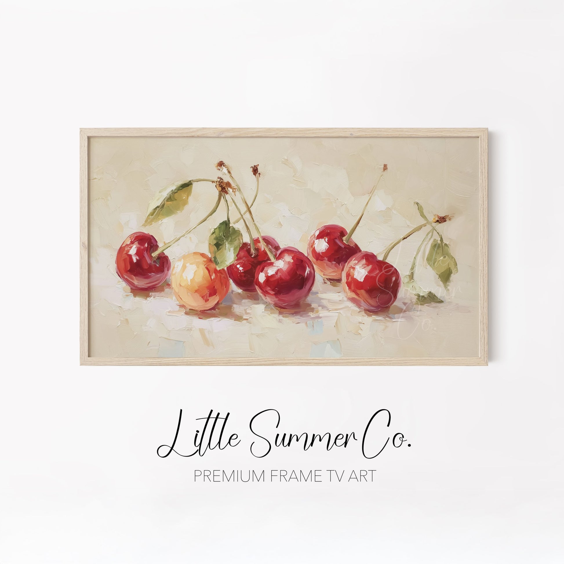 Fruit Bowl Frame TV Art Bundle displayed on a TV