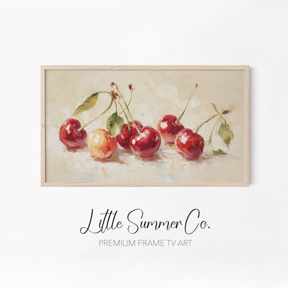 Fruit Bowl Frame TV Art Bundle displayed on a TV