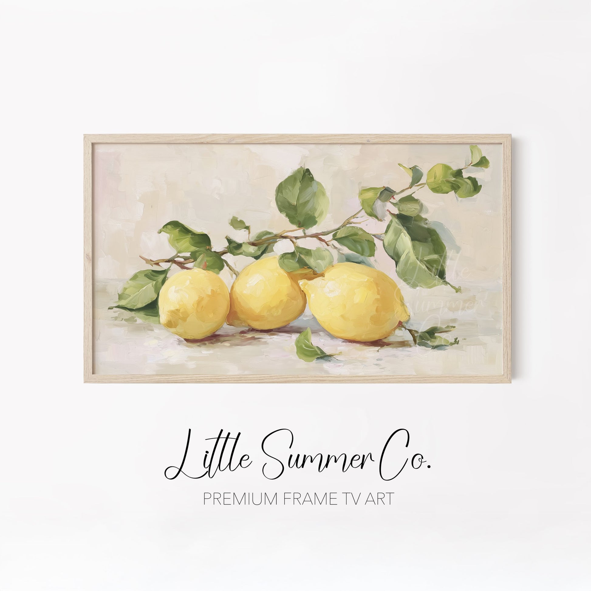 Fruit Bowl Frame TV Art Bundle displayed on a TV