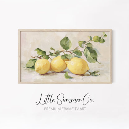 Fruit Bowl Frame TV Art Bundle displayed on a TV