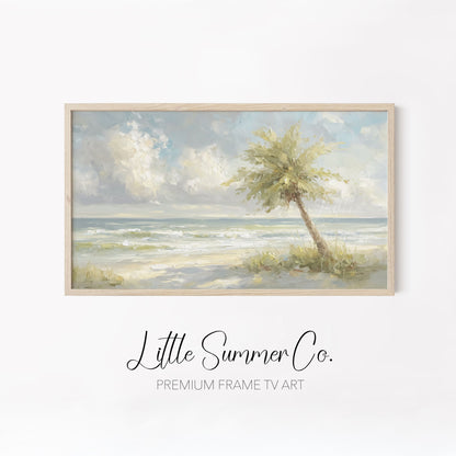 Coastal Scenes Frame TV Art Bundle displayed on a TV