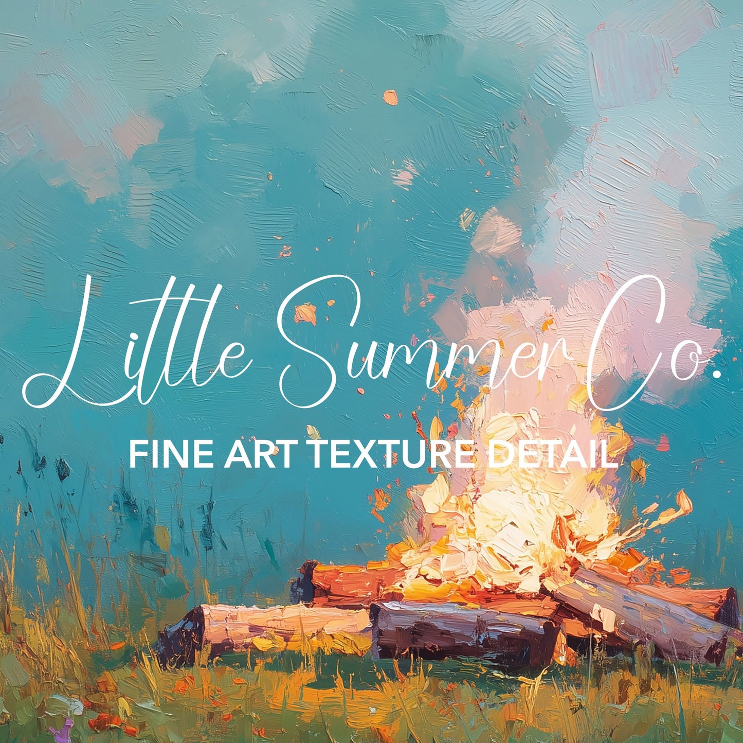 Campfire Glow Frame TV Art Bundle displayed on a TV
