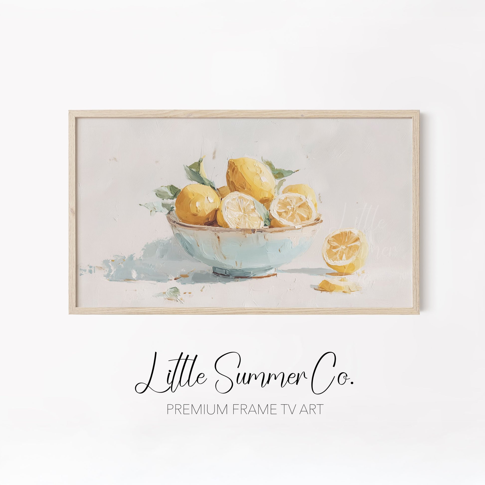 Fresh Spring Botanicals Frame TV Art Bundle displayed on a TV