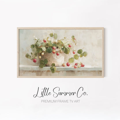 Fresh Spring Botanicals Frame TV Art Bundle displayed on a TV