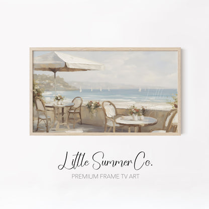 Scenic Escapes Frame TV Art Bundle displayed on a TV