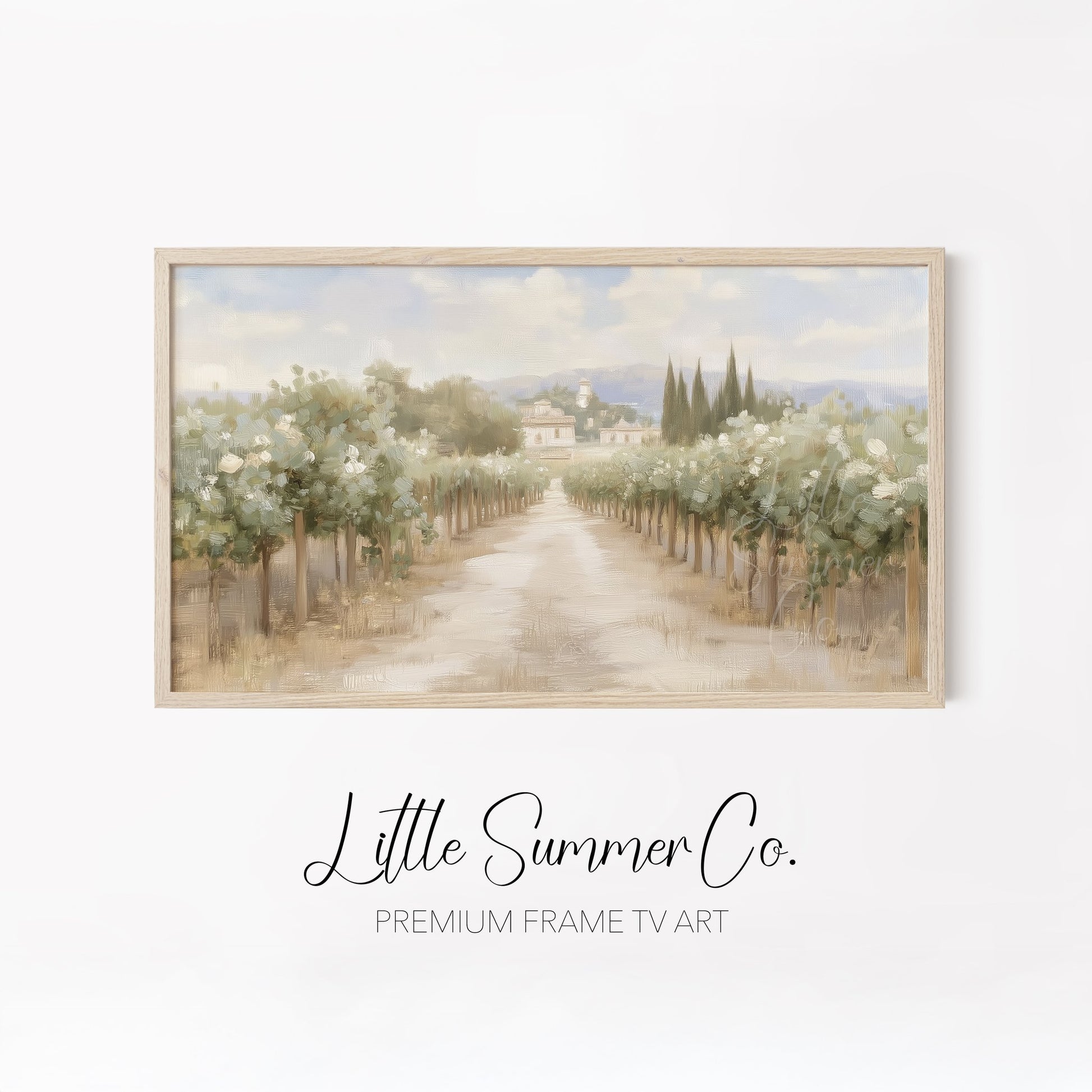 Scenic Escapes Frame TV Art Bundle displayed on a TV