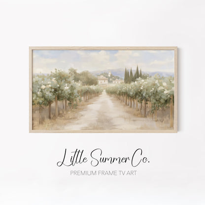 Scenic Escapes Frame TV Art Bundle displayed on a TV