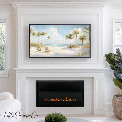 Scenic Escapes Frame TV Art Bundle displayed on a TV