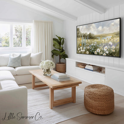 Scenic Escapes Frame TV Art Bundle displayed on a TV