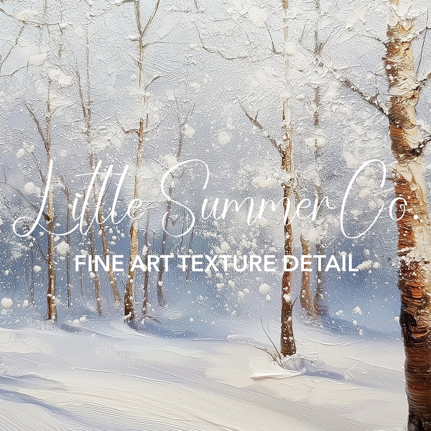 Snow Scenes Frame TV Art Bundle displayed on a TV