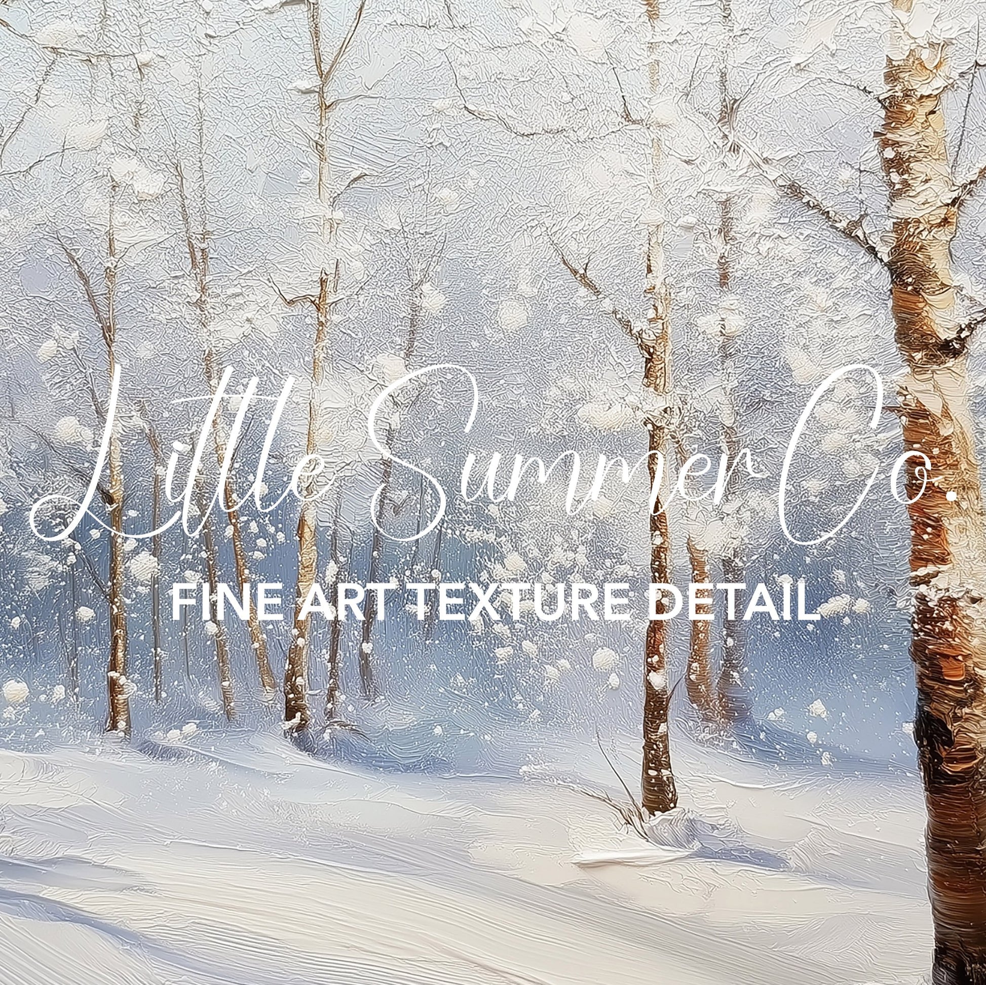 Snow Scenes Frame TV Art Bundle displayed on a TV