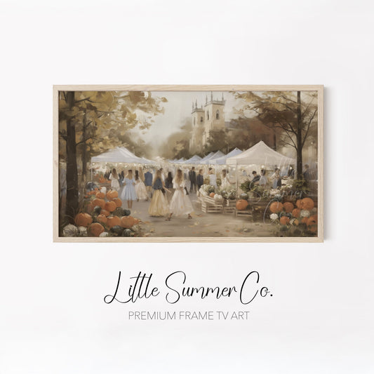 Countryside Scenes Frame TV Art Bundle displayed on a TV