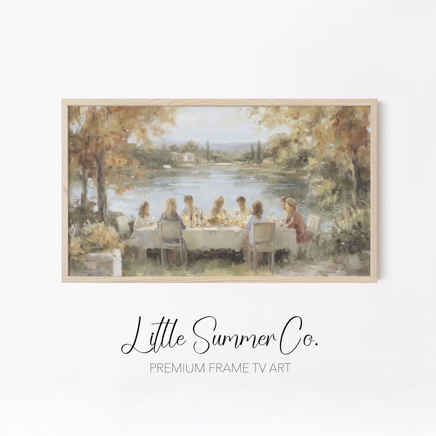 Countryside Scenes Frame TV Art Bundle displayed on a TV