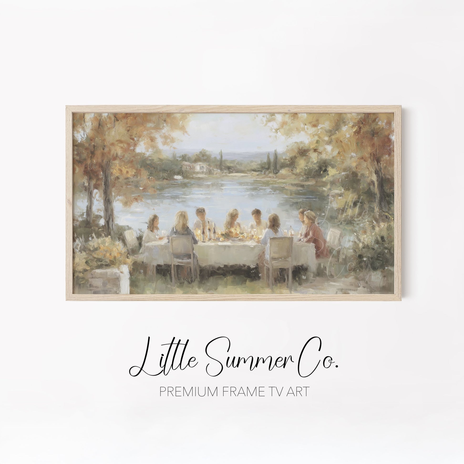 Countryside Scenes Frame TV Art Bundle displayed on a TV