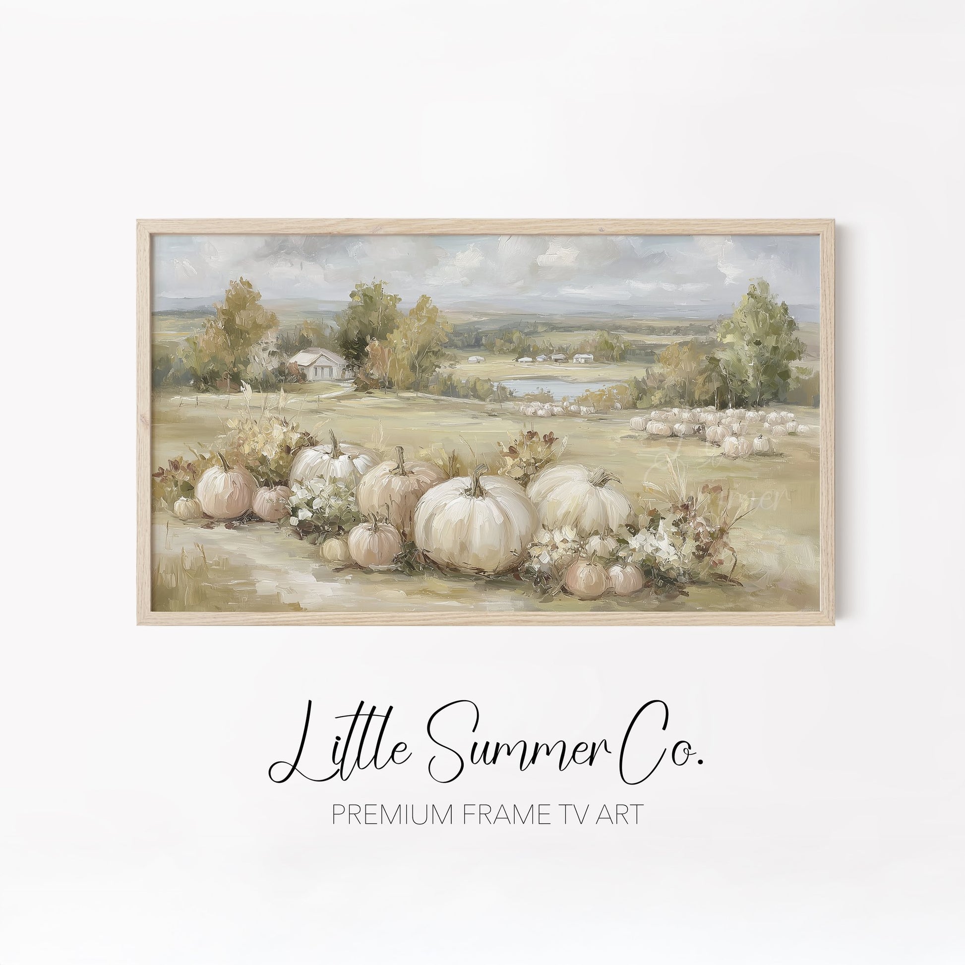 Countryside Scenes Frame TV Art Bundle displayed on a TV