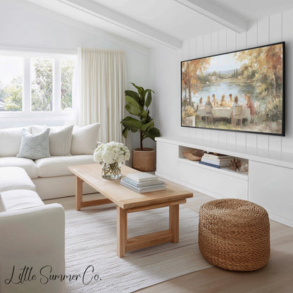 Countryside Scenes Frame TV Art Bundle displayed on a TV