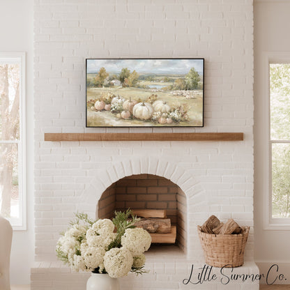 Countryside Scenes Frame TV Art Bundle displayed on a TV